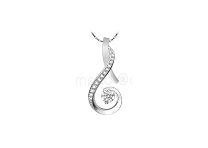 Rhodium Plated | Journey pendants